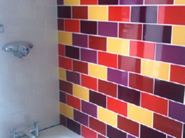 Brudenell Hotel Colourful Bathroom Tiling