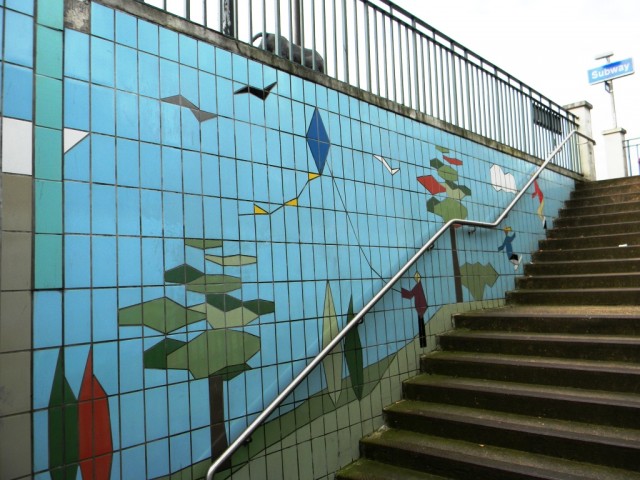 Fiveways Corner Subway - Southbound Steps