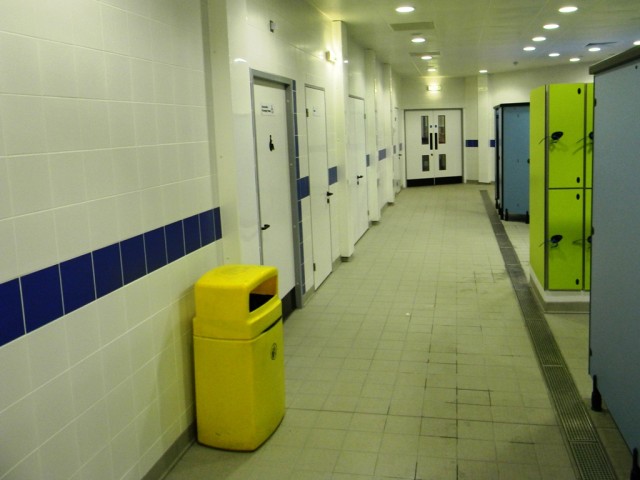 Garons Pool - Changing Village Corridor