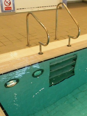Garons Pool - Comp Pool Ladder Recess