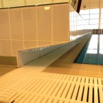 Garons Pool - Diving Block Grating detail