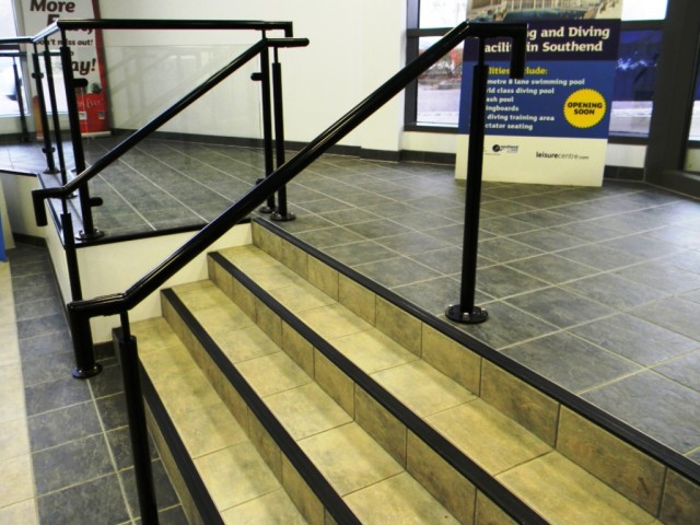 Garons Pool - Main Entrance Steps Detail